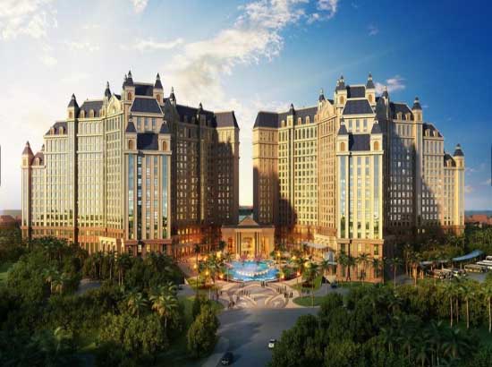 中国海南海花岛度假区欧堡酒店外观