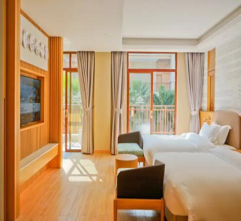 广州白水寨森林海温泉度假酒店温泉别墅双床房