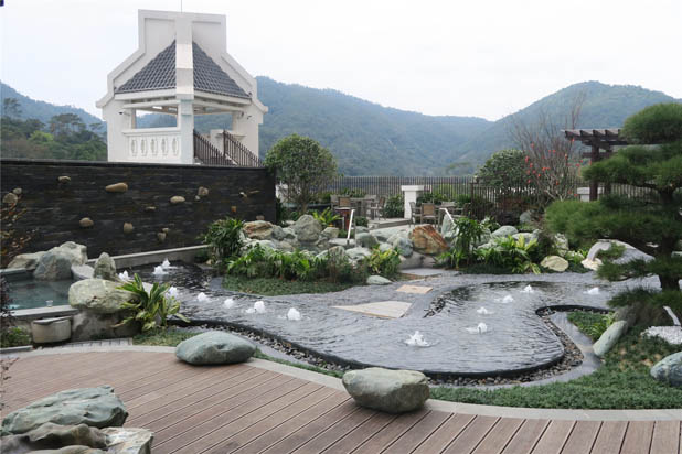 广州从化碧泉空中温泉酒店温泉区