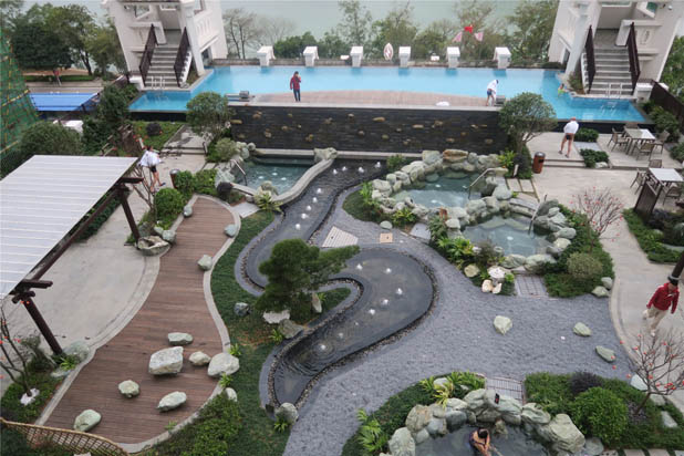 广州从化碧泉空中温泉酒店银座温泉区
