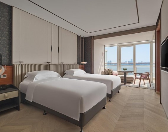 海口华彩洲际酒店洲际行政海景双床