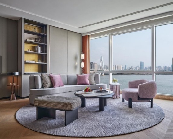 海口华彩洲际酒店单卧公寓海景套房