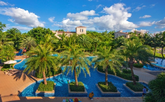 海南熙康云舍健康度假酒店温泉区