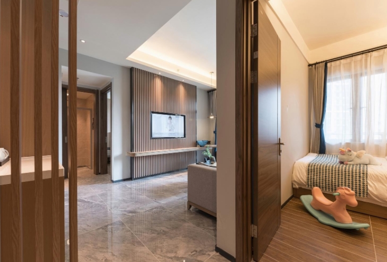 惠州龙门南昆山竹溪山境温泉酒店园景泡池两房一厅套房