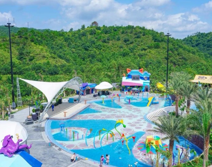 清远勤天熹乐谷温泉度假区是中秋国庆节去逗娃的好地方