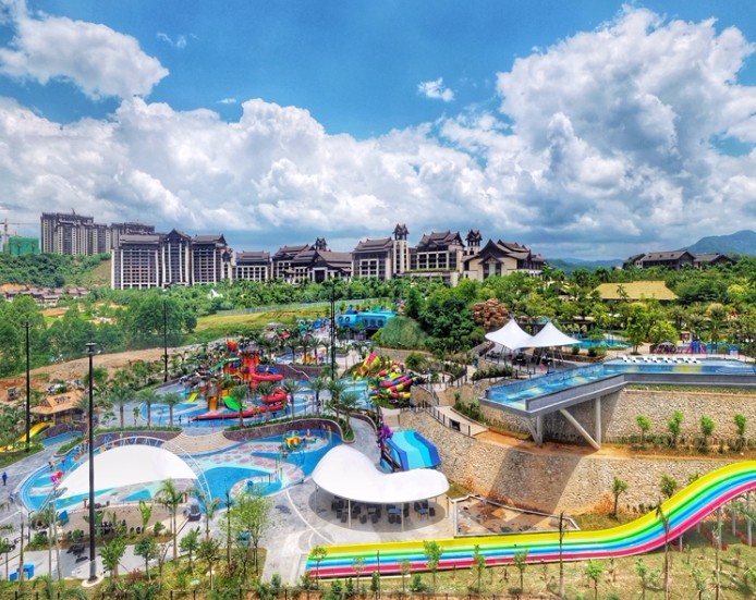清远勤天熹乐谷温泉度假区是中秋国庆节去逗娃的好地方