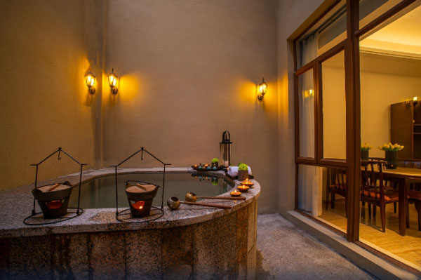 金叶子温泉花园别墅  私家泡池+萤火虫营地+水上乐园+烧烤炉