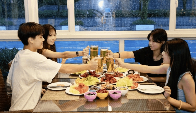 广州增城三英温泉度假村  秋季汤泉及美食